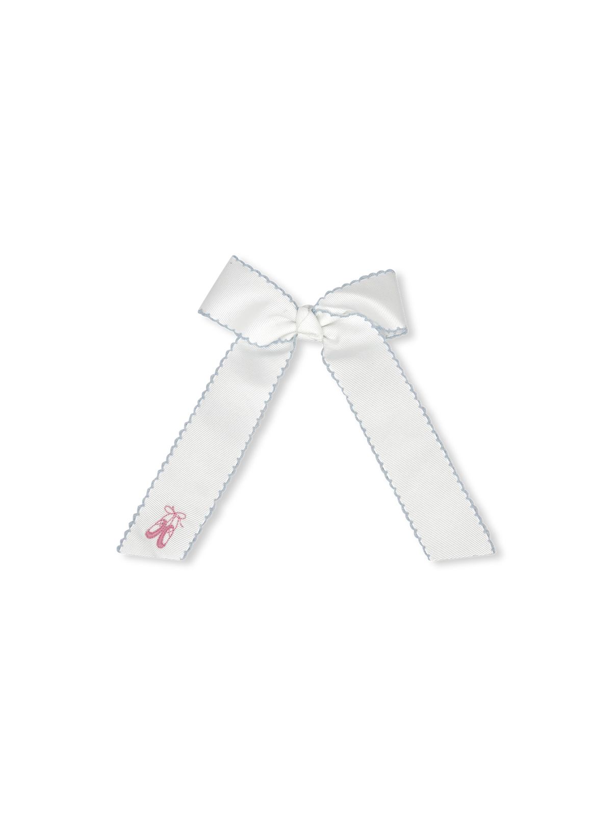 Lola Long Bow - Ballet Slipper