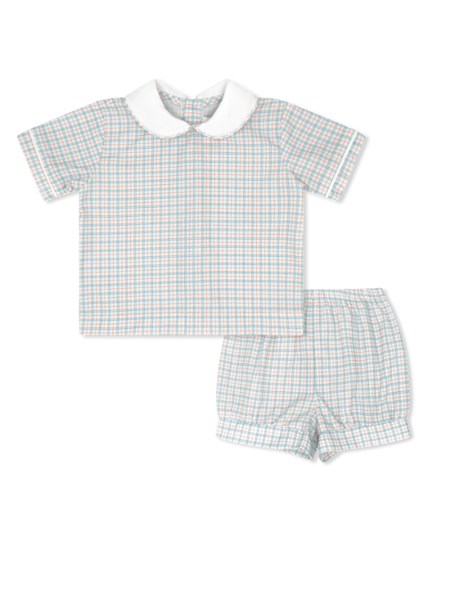 Sibley Short Set - Countryside Plaid - Classic Sets | Lullaby Set