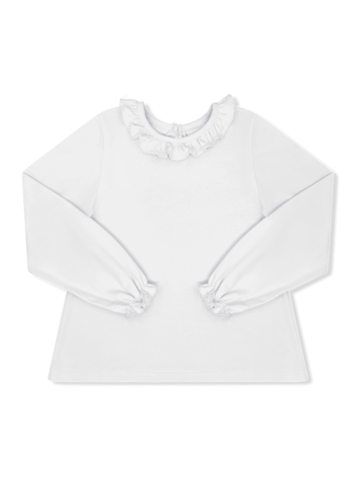 Bella Blouse Long Sleeve - Legacy White - Classic Tops | Lullaby Set