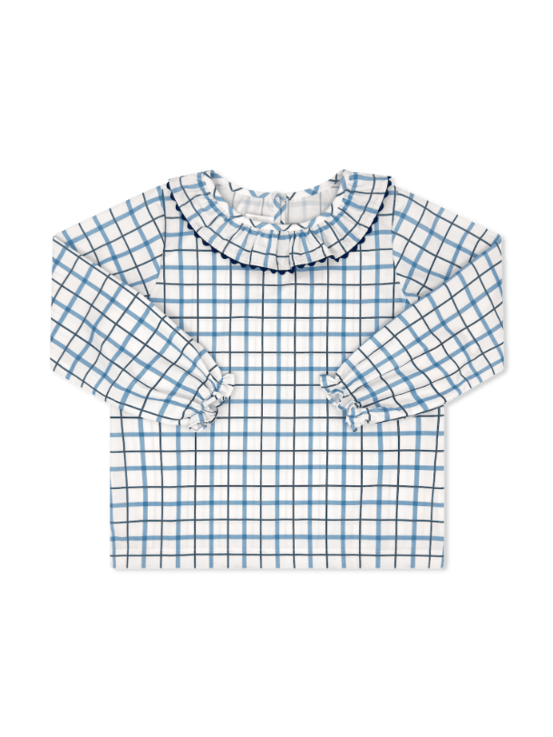 Bella Blouse - Heritage Check - Classic Tops | Lullaby Set