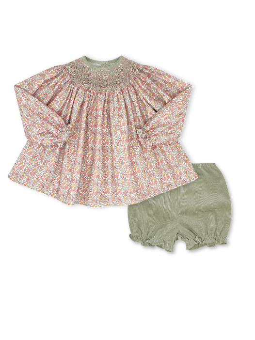 Betsy Bloomer Set Long Sleeve - Autumn Garden