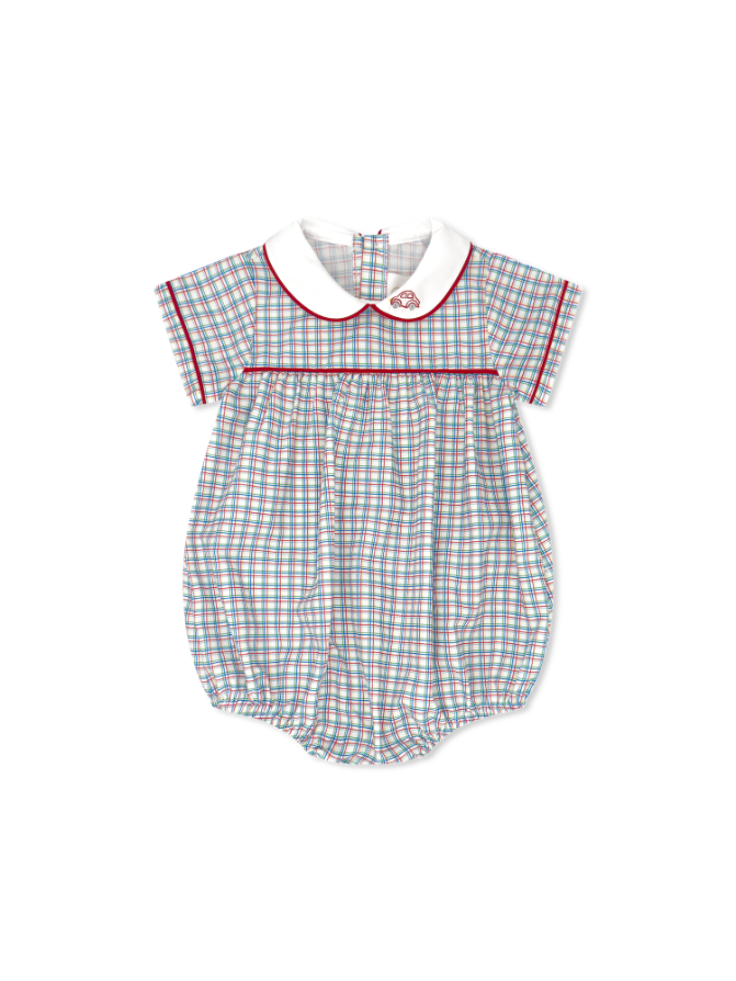 Covington Bubble - Primary Plaid, Cars