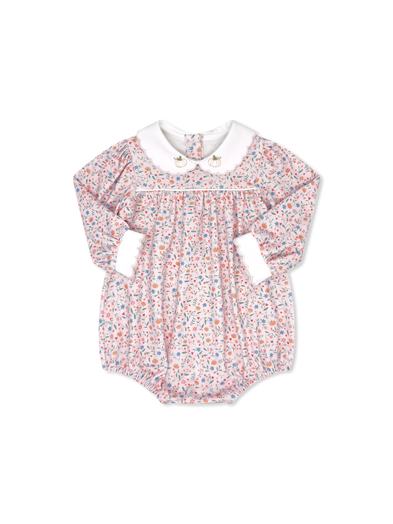 Memory Making Bubble Long Sleeve - Pumpkin Grove Floral
