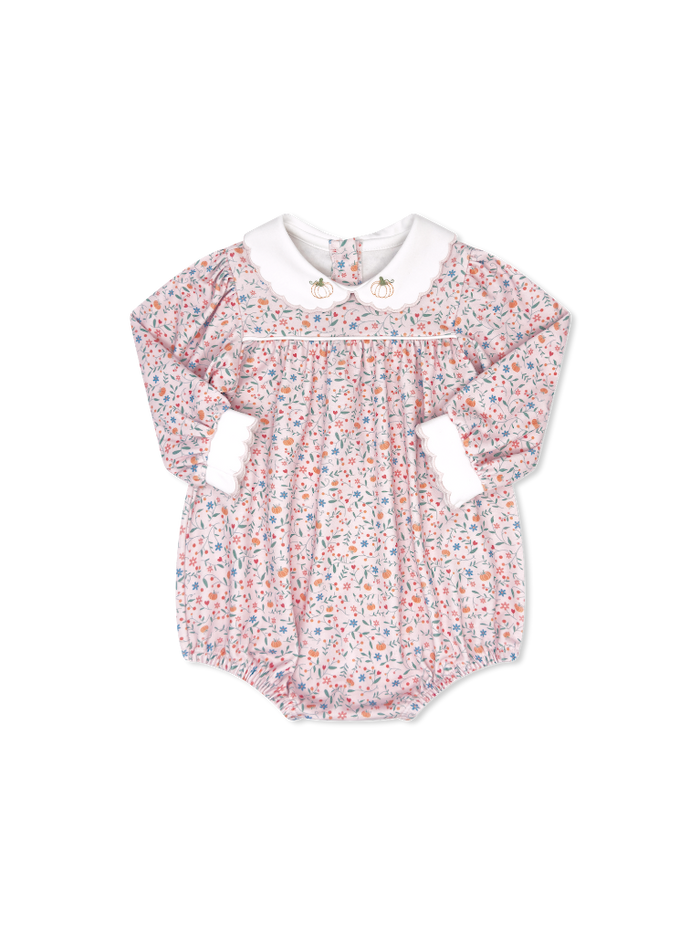Memory Making Bubble Long Sleeve - Pumpkin Grove Floral