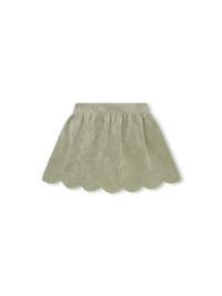 Susie Scallop Skirt - Sweetgrass Corduroy