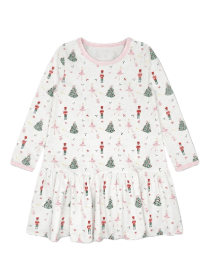 Dani Dropwaist Dress Long Sleeve - Enchanted Toy Box - Classic Dresses | Lullaby Set