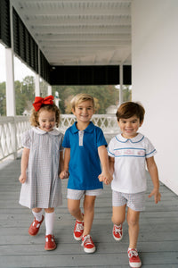 Perfectly Pleated Dress - Primary Plaid