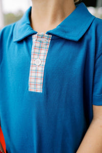 Porter Polo Set - Primary Plaid - Classic Sets | Lullaby Set