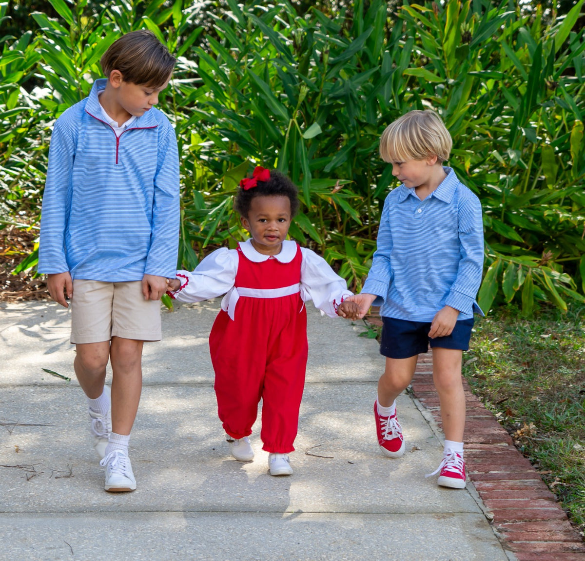 Rosie Romper - High Point Red Corduroy (FL26))