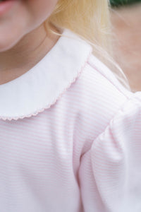 Caroline Dress - Pensacola Pink Ministripe