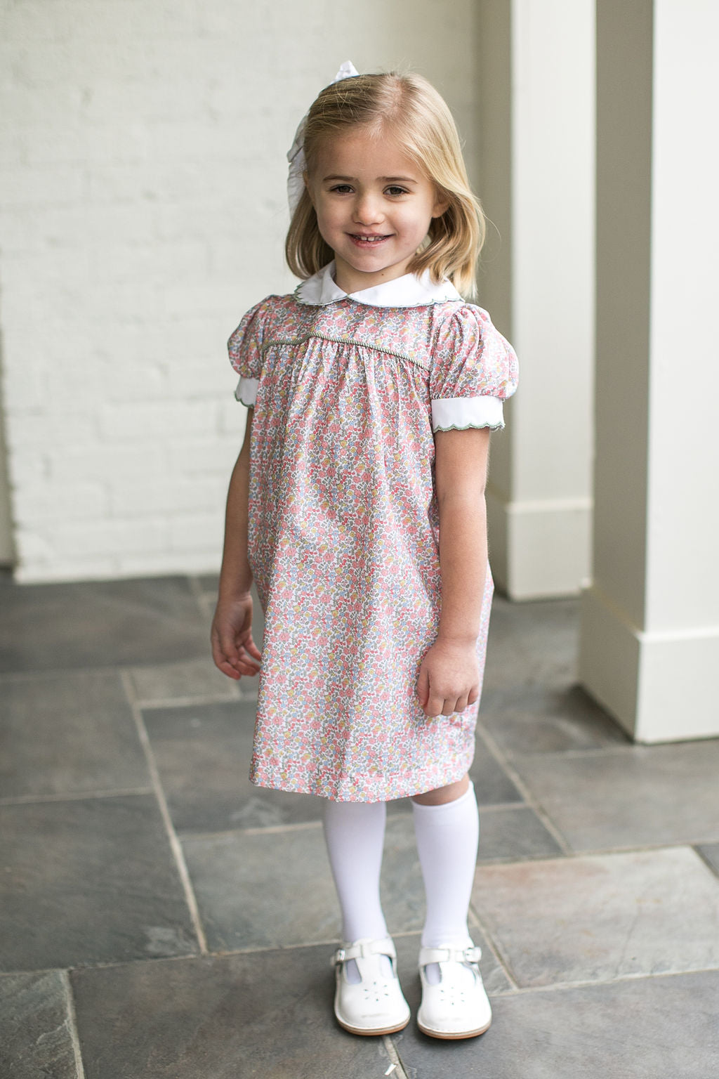 Memory Making Scallop Dress - Autumn Garden