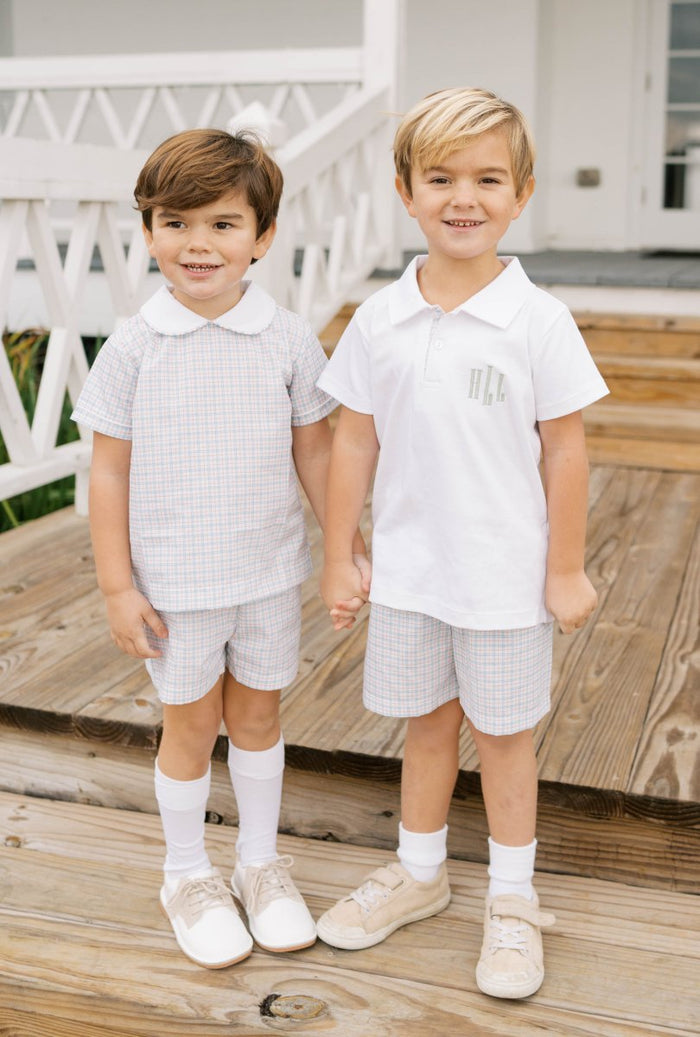 Sibley Short Set - Countryside Plaid - Classic Sets | Lullaby Set