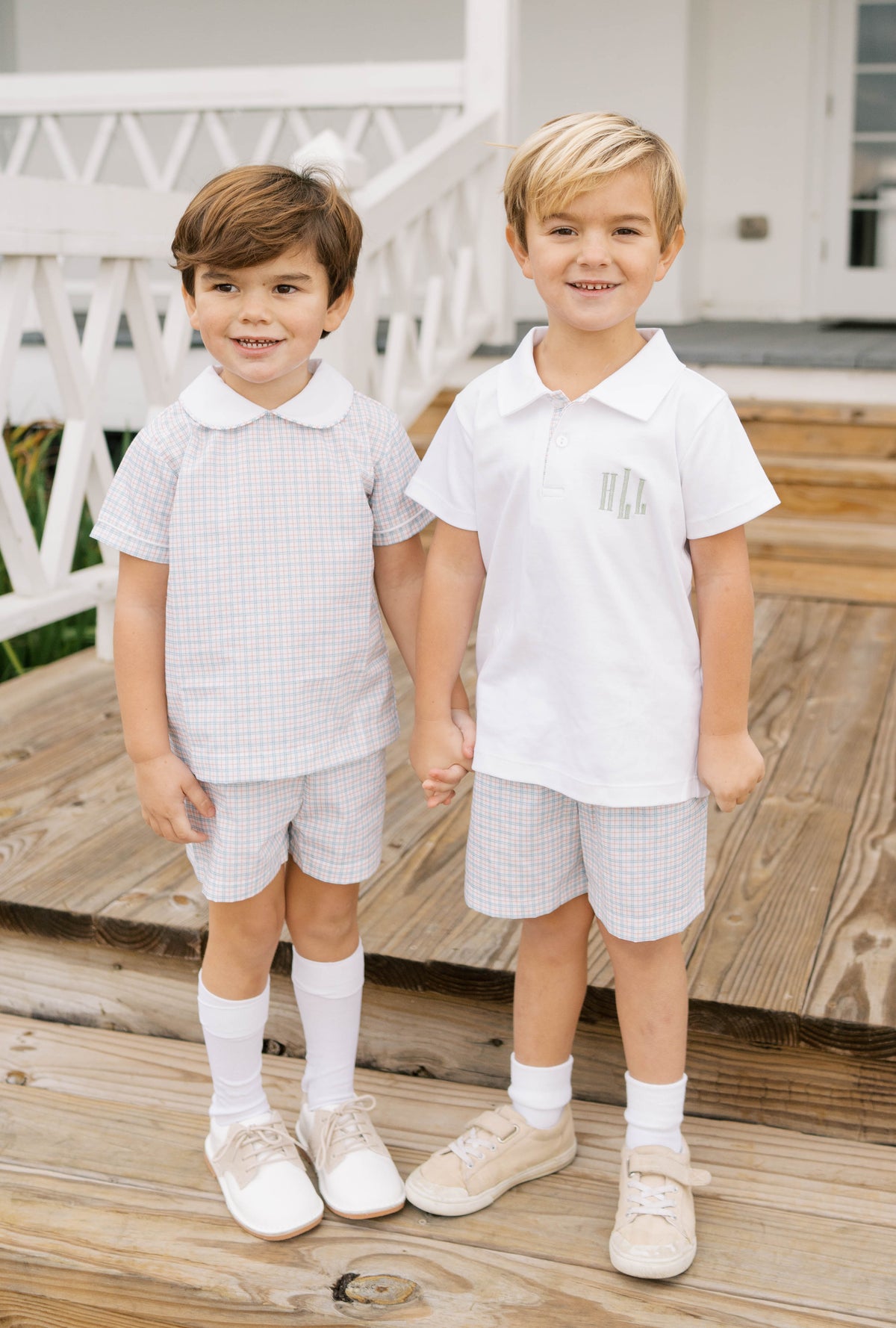Porter Polo Set - Legacy White, Countryside Plaid