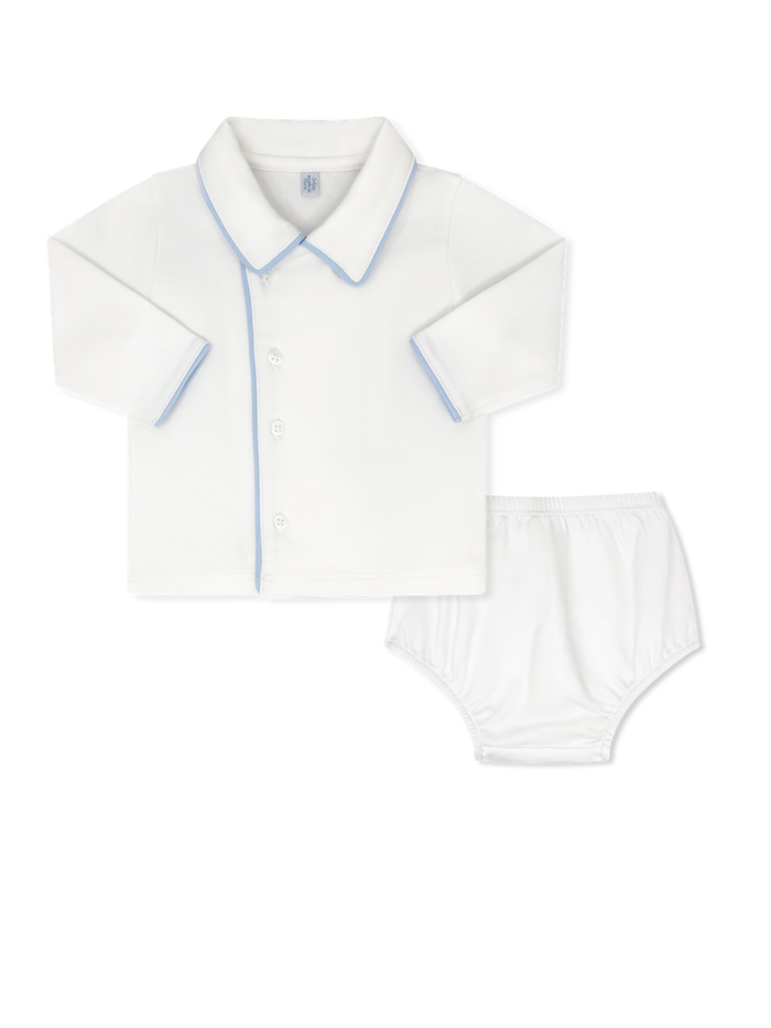 newborn dress shirt White linen baby button down bodysuit, Classic formal boy romper with long sleeves, Toddler collared oxford with front pocket breathable poly cotton Newborn New England Patriots Outerstuff