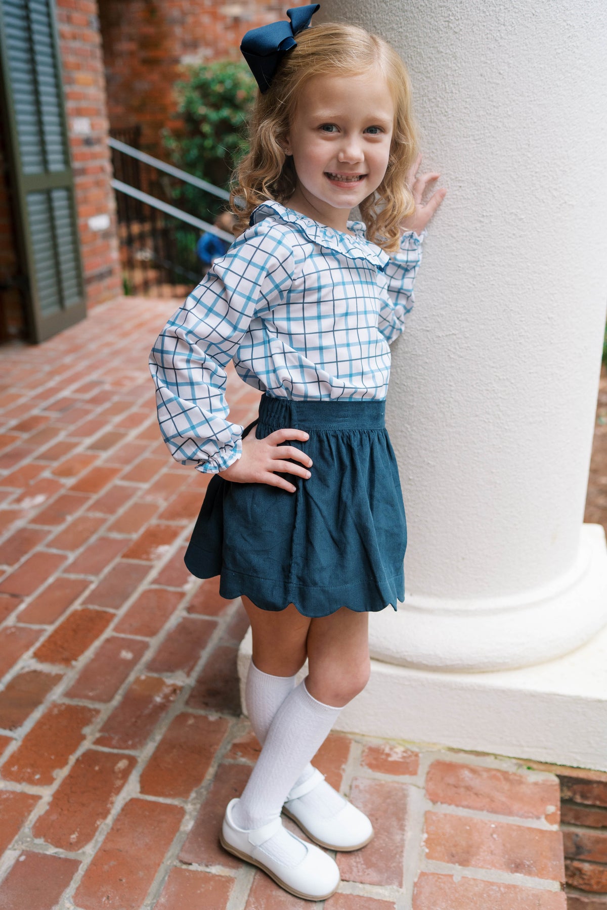 Bella Blouse - Heritage Check