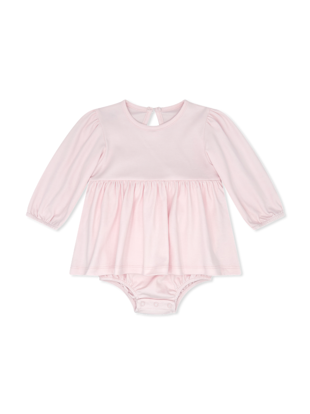 Penny Play Bloomer Long Sleeve - Palmer Pink Pima