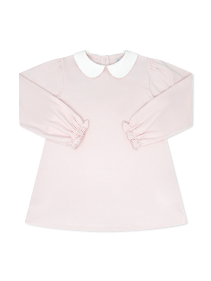 Patty Cake Dress Long Sleeve - Palmer Pink