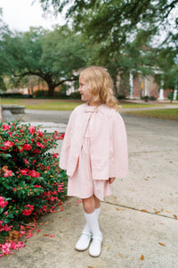 Royal Cape - Petite Pink Velvet - Classic Outerwear | Lullaby Set