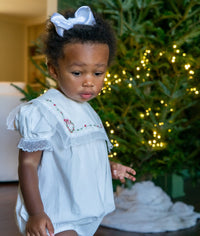 Hope Chest Bubble - Blessings White Batiste, Wreaths
