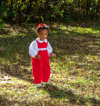 Rosie Romper - High Point Red Corduroy (FL26))