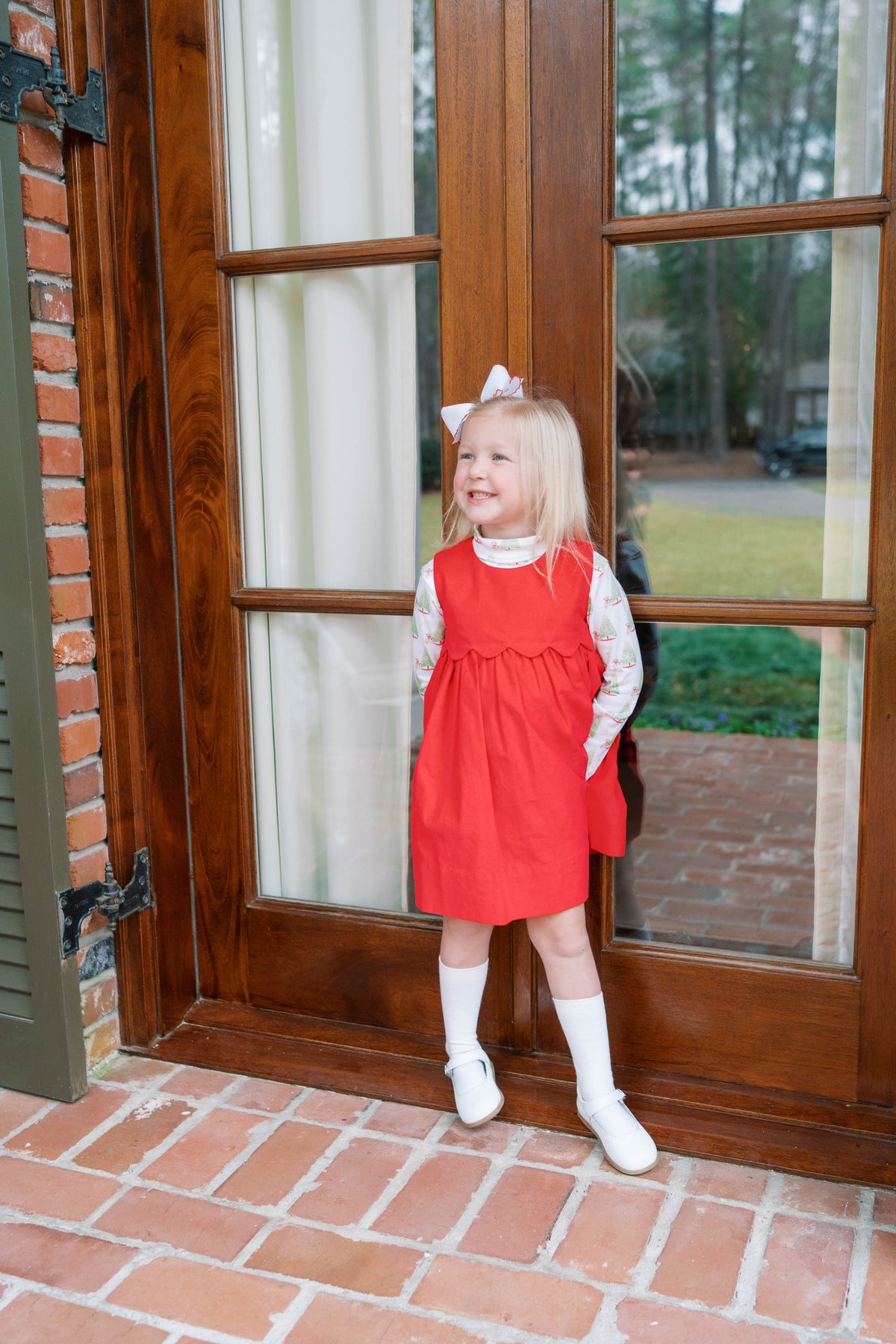 Lucille Jumper - High Point Red Corduroy