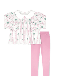 Layla Legging Set - Boxwood and Bows - Classic Sets | Lullaby Set