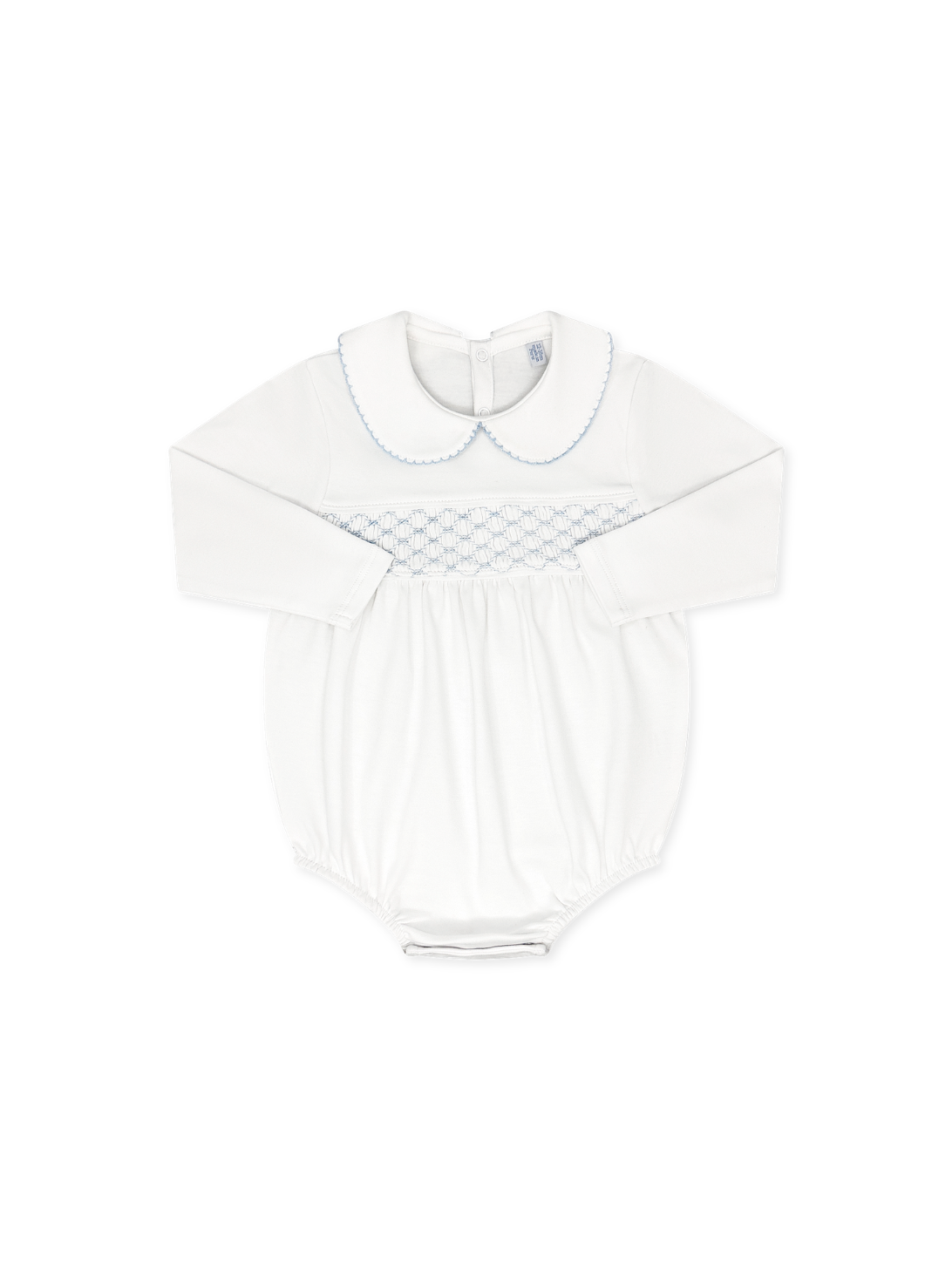 Windsor Bubble Long Sleeve - Presley White Pima