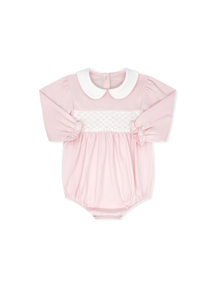 Wales Bubble Long Sleeve - Palmer Pink Pima