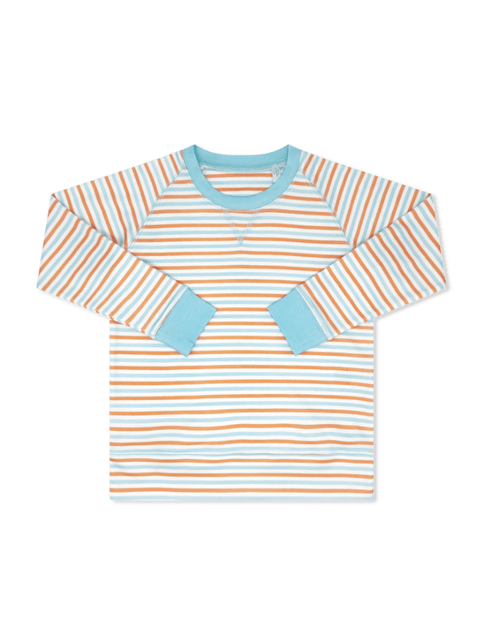 Everett Pullover - Falling For Stripes, Blue - Classic Tops | Lullaby Set