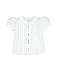 Vintage Blouse - White Batiste, Holly (FL26) - Classic Tops | Lullaby Set