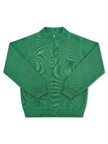 Hunter Half Zip - Heritage Green