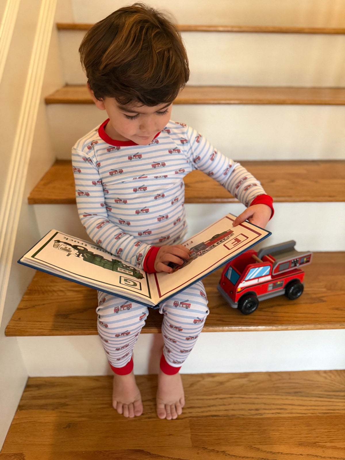Sweet Pea PJ Set - Hook and Ladder
