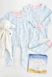 Sweet Pea PJ Set - Spring Time Blooms, Pink