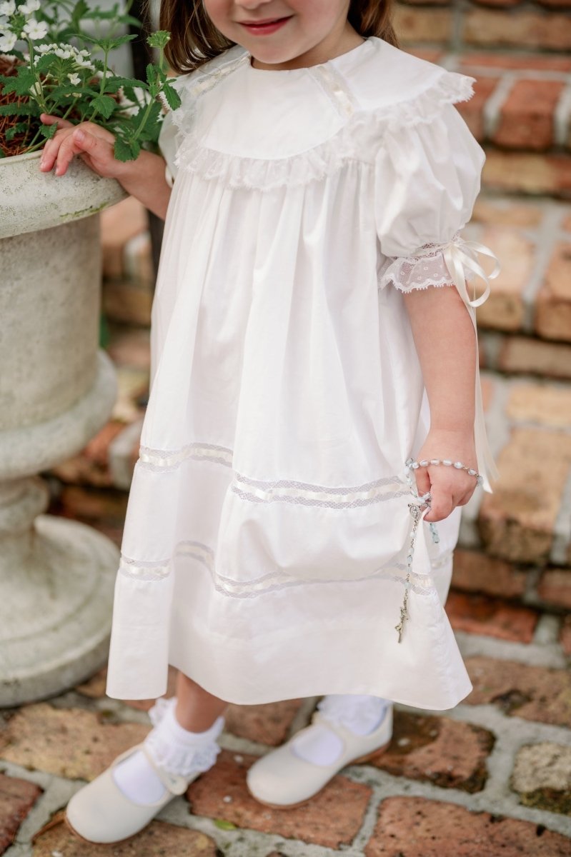 classic white dresses Donahue Dress elegant silhouette for brides Off-the Shoulder Beaded Satin Size:40L/34W LowStock:43831932682291