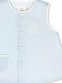 Mason Diaper Set - Blessings Blue, Train