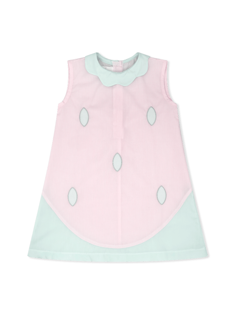 Whitley Watermelon Dress - Pink, Green - Classic Dresses | Lullaby Set