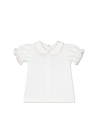 Better Together Blouse - Legacy White, Pink RIc Rac