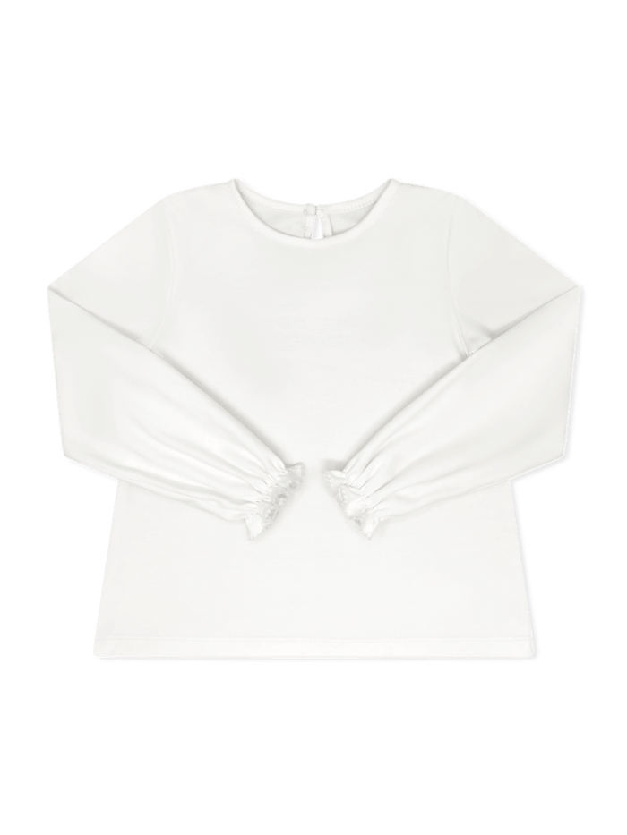 Bella Blouse Long Sleeve - Legacy White - Classic Tops | Lullaby Set