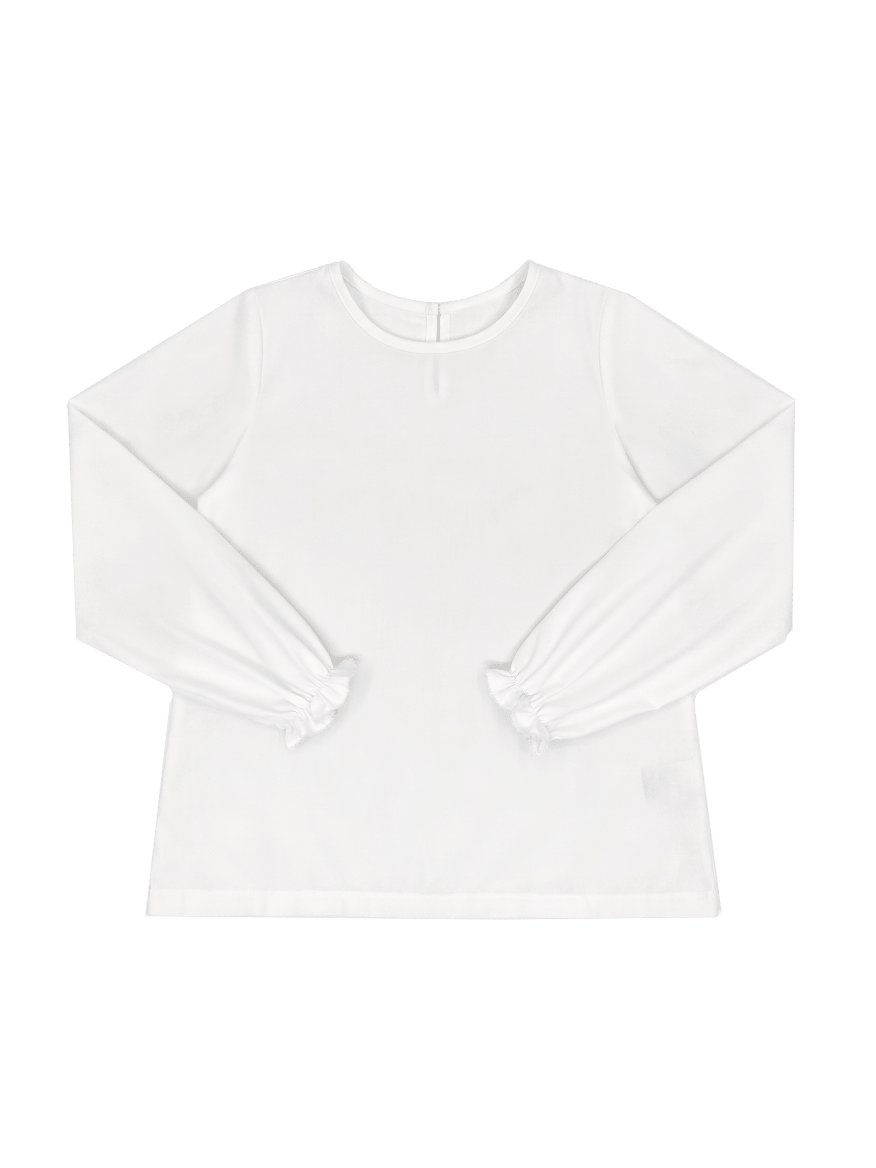 Bella Blouse Long Sleeve - Legacy White - Classic Tops | Lullaby Set