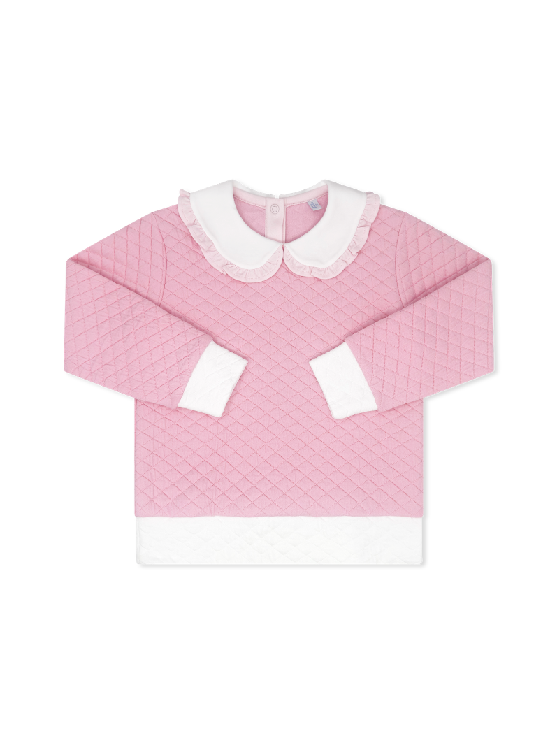 Cassie Coat - Petal Pink Quilted