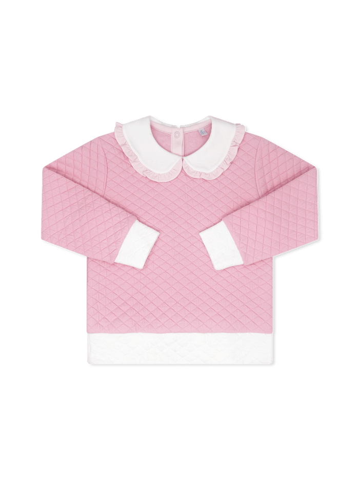 Cassie Coat - Petal Pink Quilted - Classic Coats | Lullaby Set
