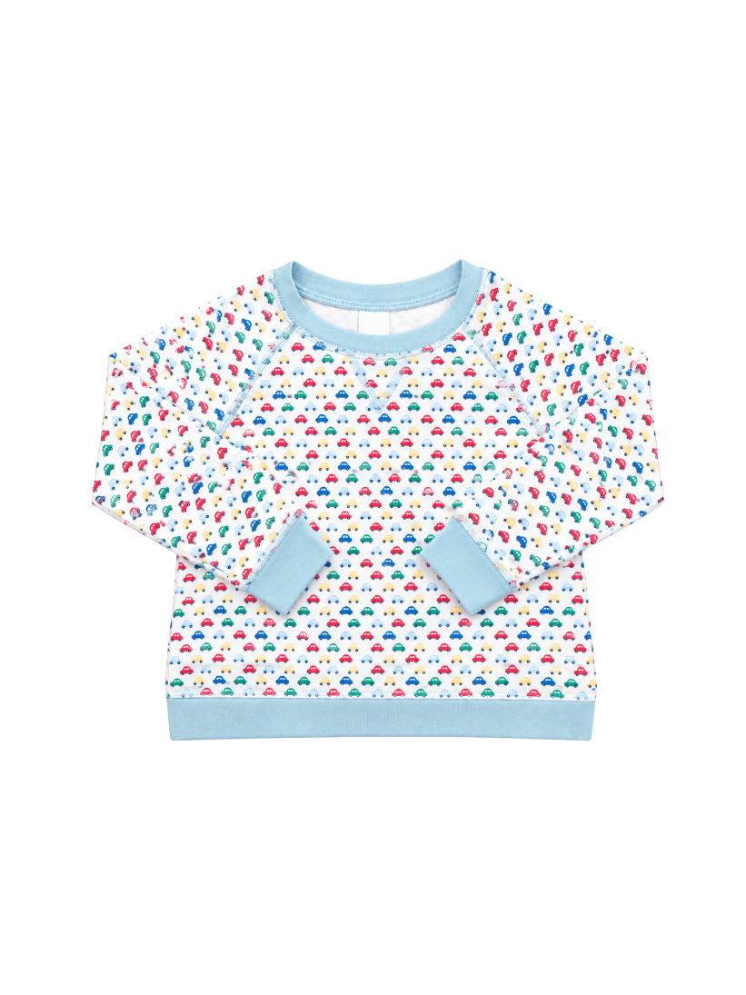 Everett Pullover - Park and Play, Bluffton Blue - Classic Tops | Lullaby Set