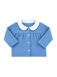 Carter Coat - Baylor Blue Quilted - Classic Coats | Lullaby Set
