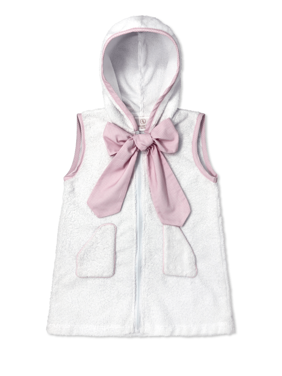 Summer Days Cover Up - Legacy White, Baby Pink Minigingham - Classic Swim | Lullaby Set