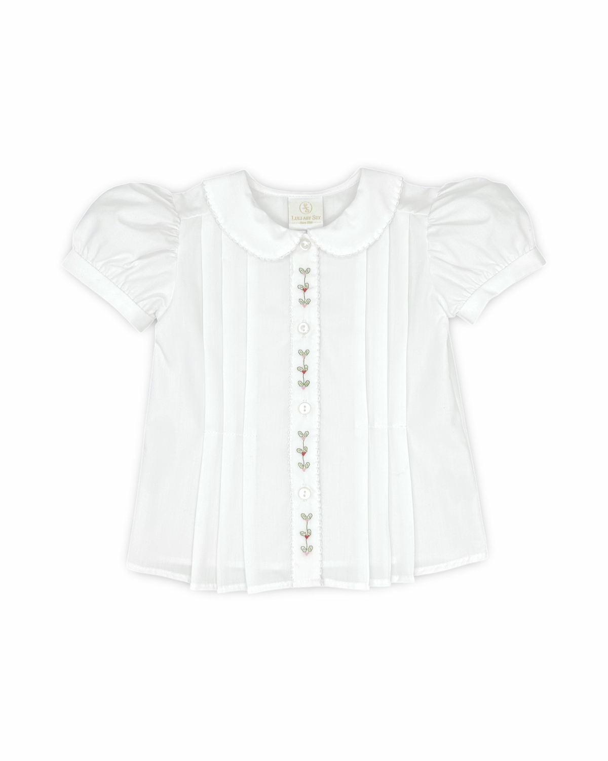 Vintage Blouse - White Batiste, Holly