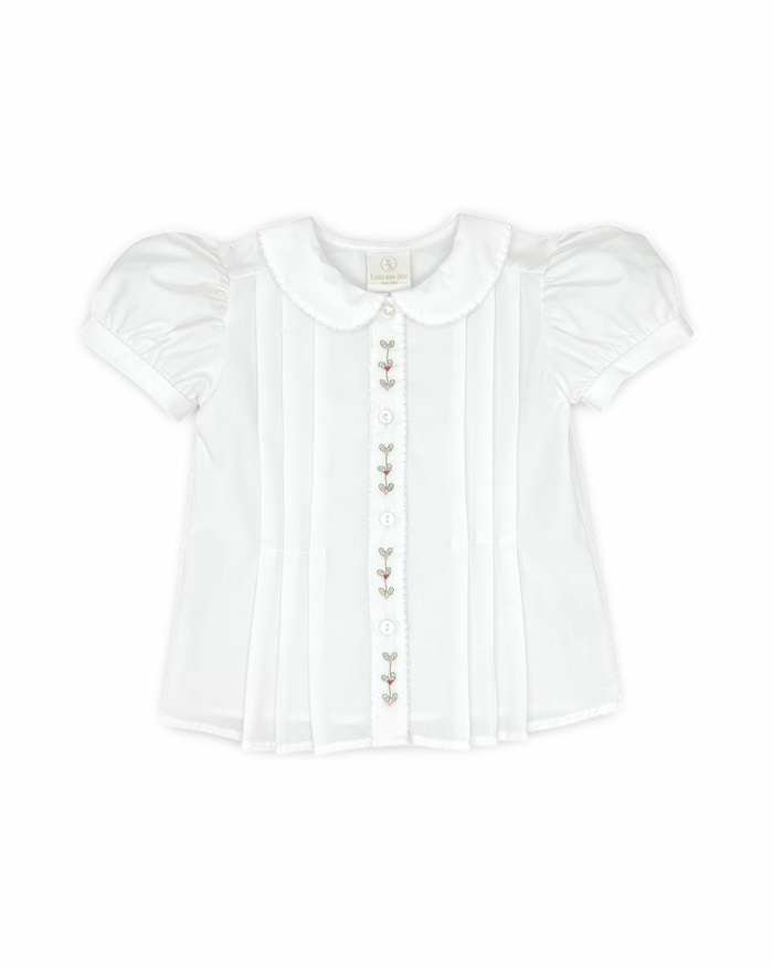 Vintage Blouse - White Batiste, Holly